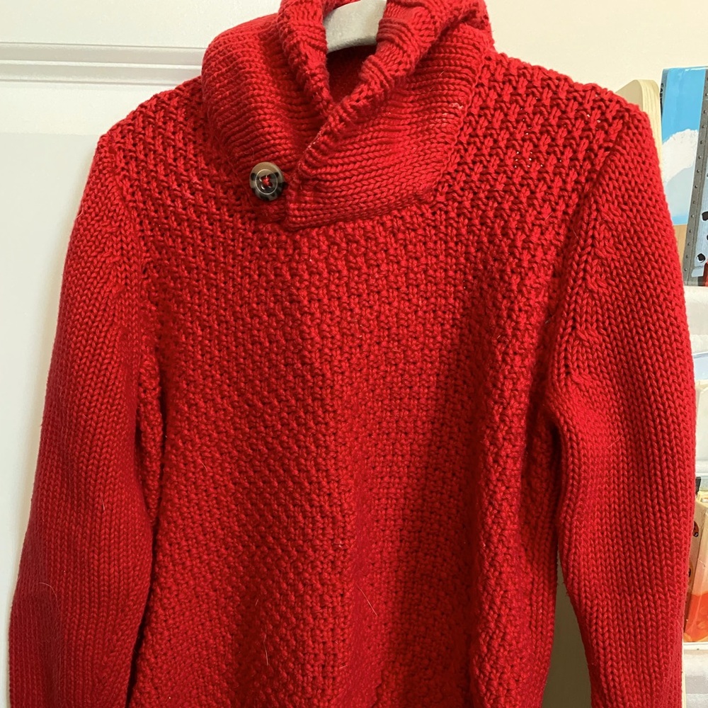 Old navy red boys sweater